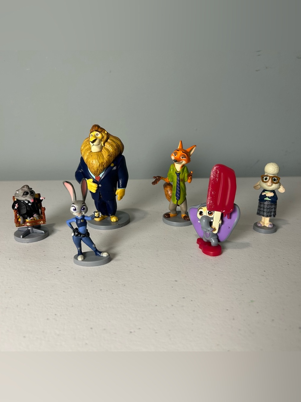 Zootopia Collectible Figures Set Disney Store Collectible Character Memorabilia